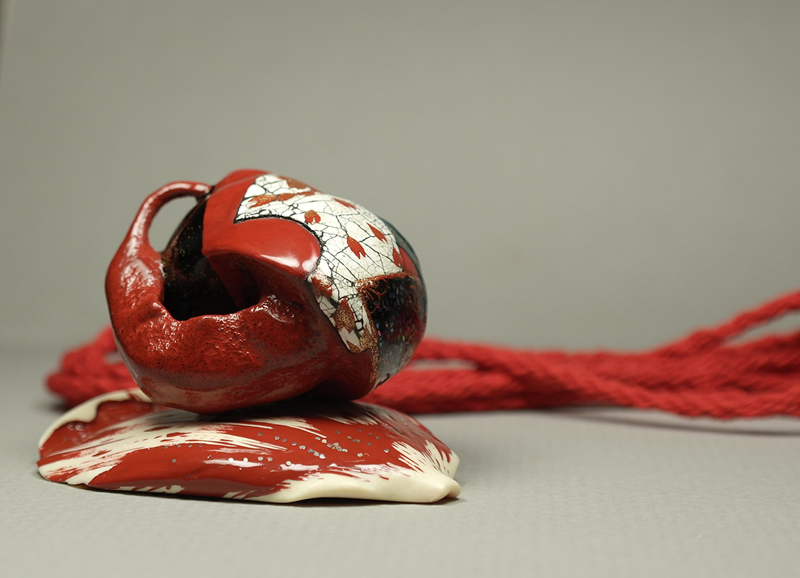 RED SNAIL WITH 7 FANS
